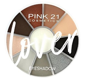 Paleta de Sombras Lover - Pink 21 Cosmetics - Cor 3
