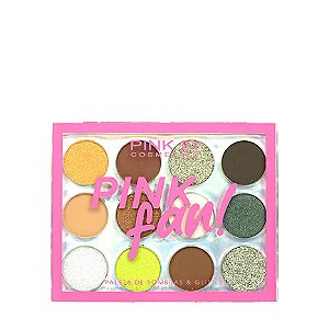 Paleta de Sombras Pink Fan 12 cores - Cor 3