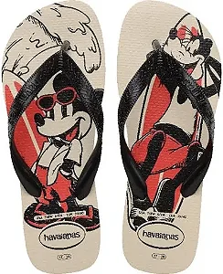 Havaianas TOP Disney Bege Palha