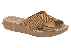 Rasteira Libélula Sense Flex Camel