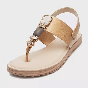 Sandália Rasteira Modare Floather Bronze