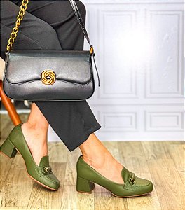 Scarpin Modare Fivela Verde