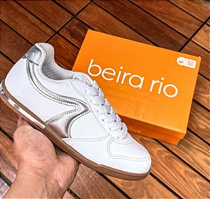 Tênis Beira Rio Casual Feminino Metalizado