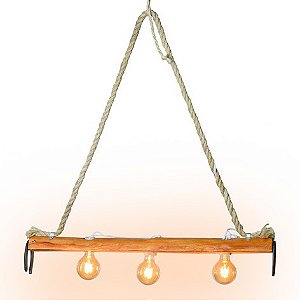 Luminária Ferradura Rústica