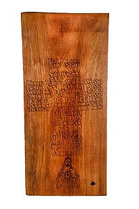 Placa Entalhada Pai Nosso