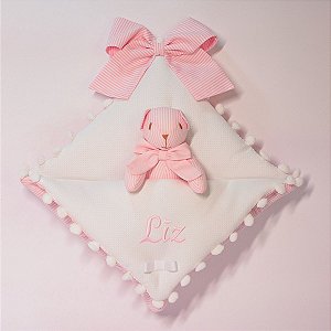 Enfeite para Porta Maternidade Personalizado Ursinho Rosa