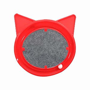 Brinquedo para Gatos Arranhador Relax Pop Furacão Pet - Vermelho