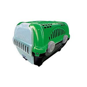 Caixa de Transporte Para Cães e Gatos Furacão Pet Luxo Nº 02 - Verde