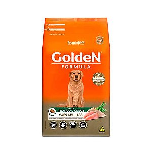 Ração Golden Fórmula Cães Adultos Sabor Frango e Arroz - 3kg