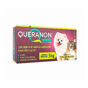 Suplemento Alimentar para Cães Avert Queranon Cães e Gatos Small Size - 30 Comprimidos