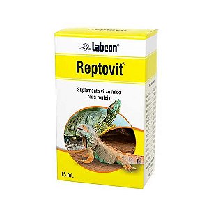 Suplemento Vitamínico para Tartarugas Labcon Alcon Reptovit - 15ml