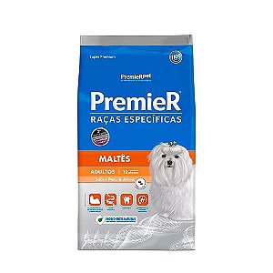 Ração Premier Raças Específicas Cães Adultos Maltês Sabor Peru - 1kg