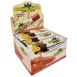 Bananinha Com Chocolate Ao Leite 20x28g - Banana Mania