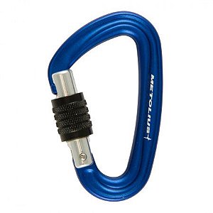 Mosquetão Bravo Locker - Metolius - Cores Preto e Azul
