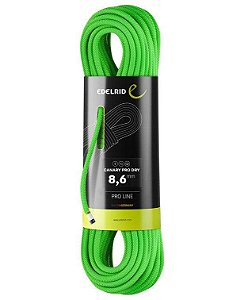 Corda Edelrid - Canary Pro Dry 8.6 (Neon Green)
