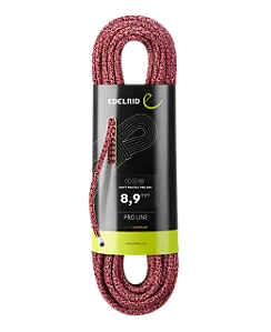 CORDA EDELRID SWIFT PROTECT PRO DRY 8,9 MM -70MT VERMELHO