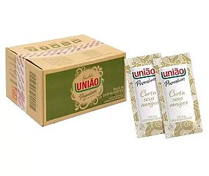 Açúcar em Saché Premium União Caixa com 400 Unidades