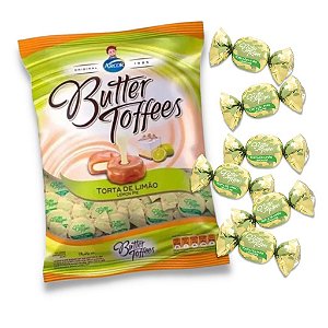 Bala Butter Toffees Recheada Torta de Limão 500g Arcor