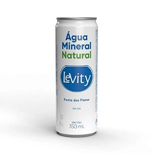 Água Mineral Levity Natural Lata 350ml Caixa c/ 12 un