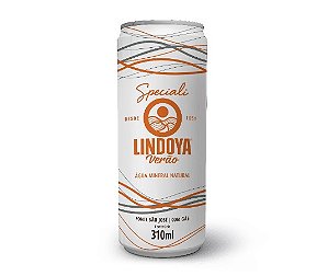 Água Mineral Lindoya Verão com Gás Lata 310ml Caixa c/ 12 un