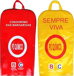 Capa para extintor em pvc