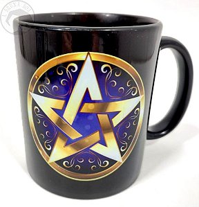 Caneca - Pentagrama Dourado