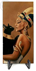 Nefertiti- Placa em Cerâmica