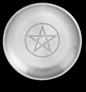 Prato para Altar - Pentagrama - Prateado