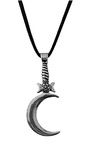 Colar Boline - Cordão Camurça