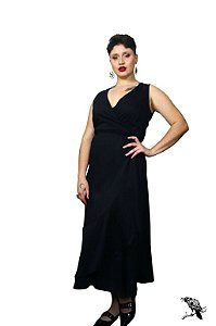 Dark Angel - Vestido Transpassado tipo envelope