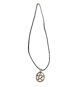 Colar Pentagrama - Dourado