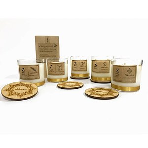 5 Velas Aromáticas 180g de Sua Escolha