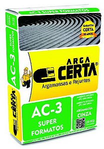 AC-3 SUPER FORMATOS CINZA ARGACERTA