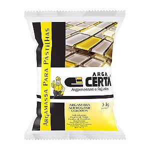 ARGAMASSA COLORIDA PARA PASTILHAS
