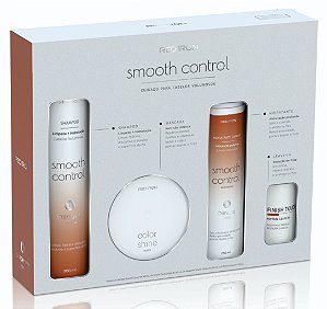Kit 4 Produtos Red Iron Sh+Cond+Mascara+Leavin Smooth Control