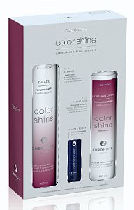 Kit 3 Produtos Red Iron Sh+Cond+Ampola Color Shine