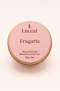 Vela Fragaria - Vela Morango com Creme