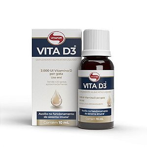 VITAMINA D - VITA D3 EM GOTAS 10ML - VITAFOR