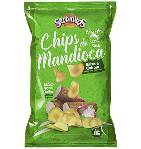 Mandioca Chips Salsa e Cebola
