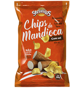 Mandioca Chips Sabor Natural