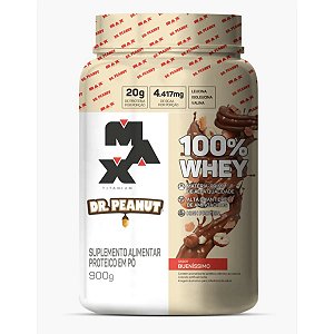 100% WHEY 900G DR PEANUT - MAX TITANIUM