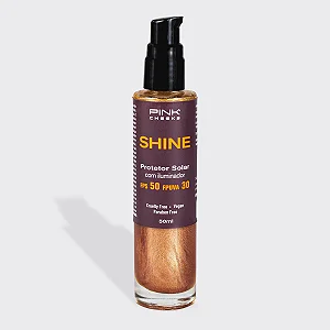 Shine Protetor Solar Iluminador FPS50 50Ml - Pink Cheeks