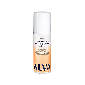 Desodorante Roll On Cristal Natural Citrus Vegano 50Ml - Alva
