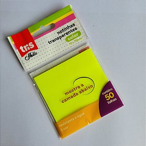 Notinhas Auto Adesivas Transparente