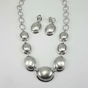 Conjunto Ródio Fosco