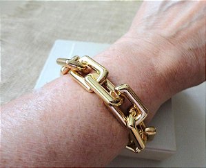 Pulseira Elos Quadrados