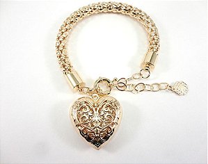 Pulseira Pingente Coração