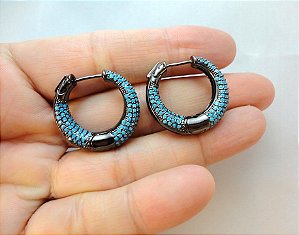 Argola Antuérpia Turquesa