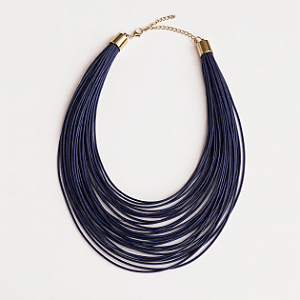 Colar Dijon Azul Marinho