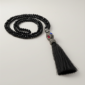 Colar Tassel Preto